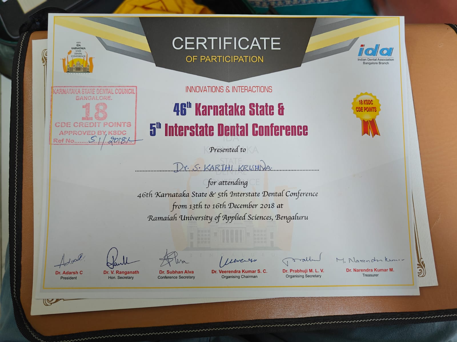46th Karnataka State Interstate Dental Conference