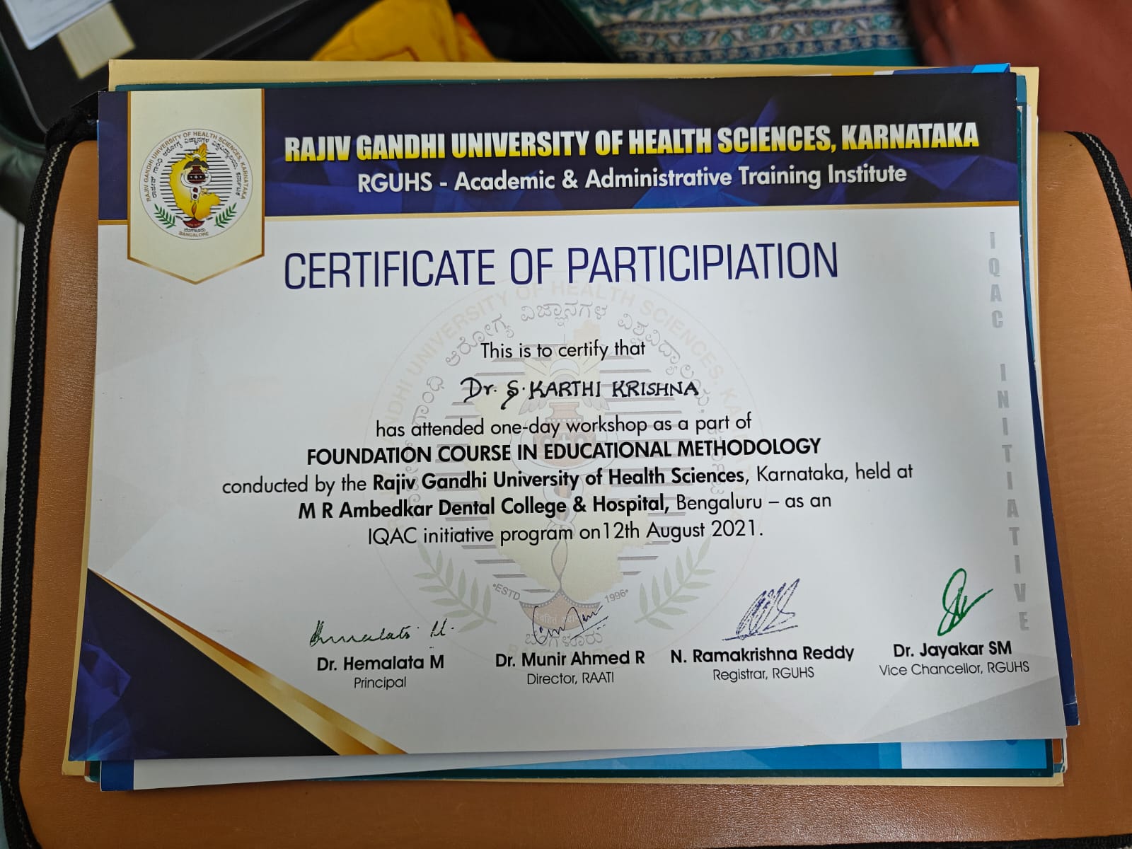 RGUHS Foundation Course in Educational Methodology